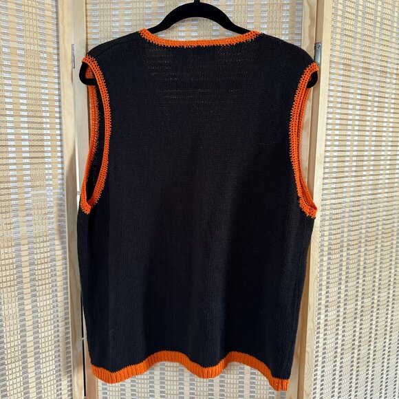 Vintage Basic Editions Halloween Pumpkin Candy Corn Embroidered  SOLD - Picture 2 of 9